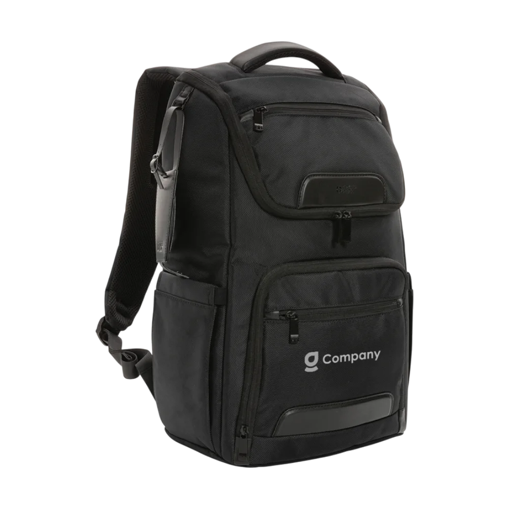 Swiss Peak AWARE™ RPET Voyager 15.6" laptop bag PDP.png
