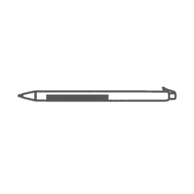 55 x 5 mm - In front of the clip