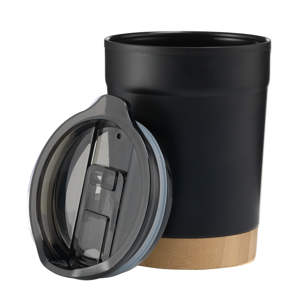 189. kobebamboorcs350mlcoffeecup Black