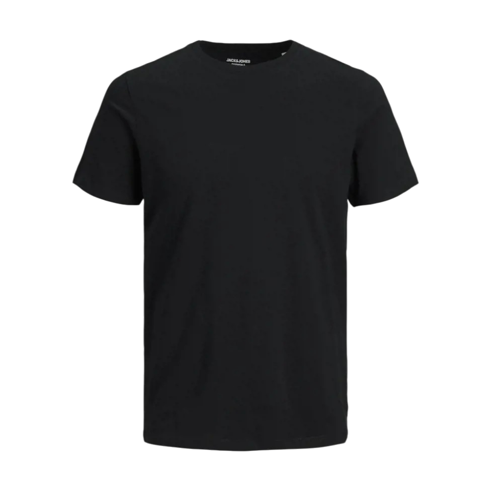 ICON - jackjonesorganicessentialteerneckshortsleeve black
