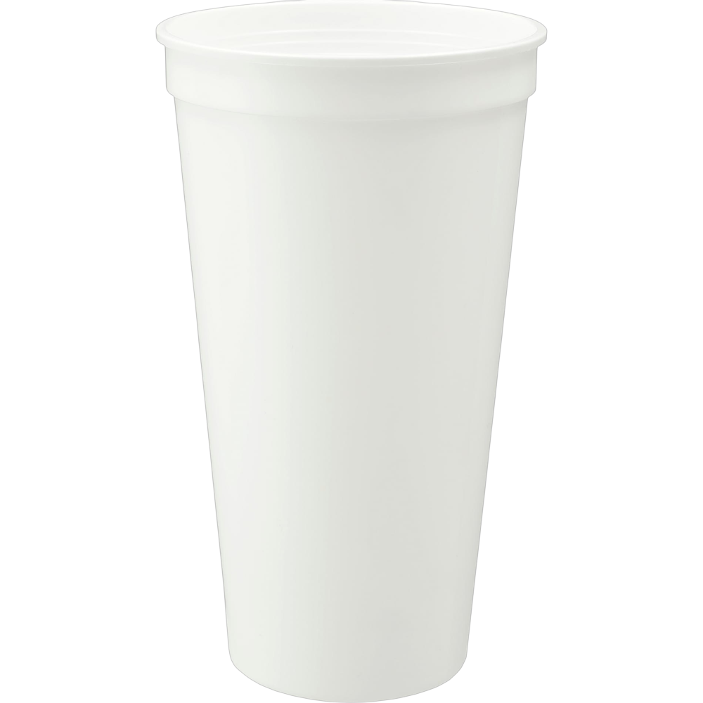 ICON - solid24ozrecycledstadiumcup white