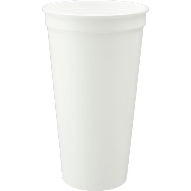 ICON - solid24ozrecycledstadiumcup white