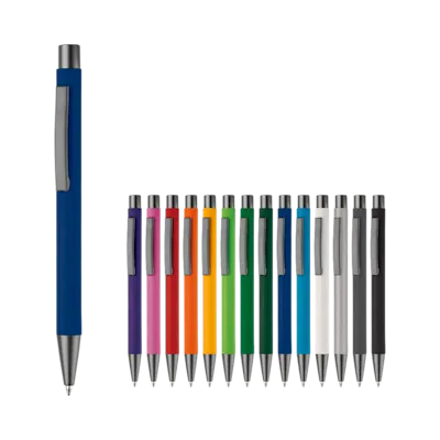 Penna a Sfera in Alluminio New York Soft Touch