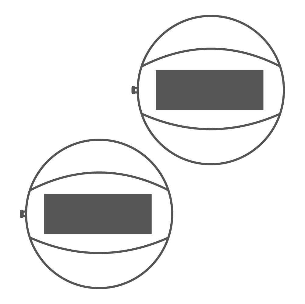 150 x 50 mm - Paneel 1 en 3