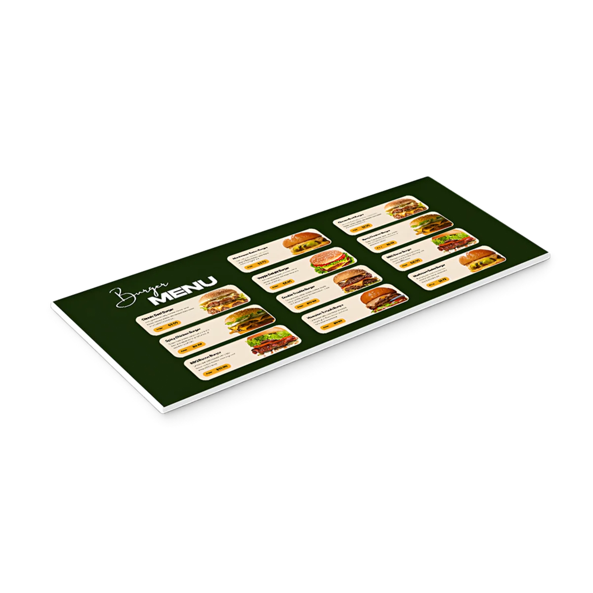 Menucards on forex main image
