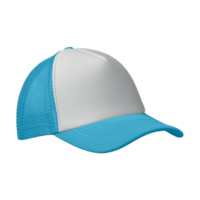ICON - bubbletruckerscap white+_turquoise