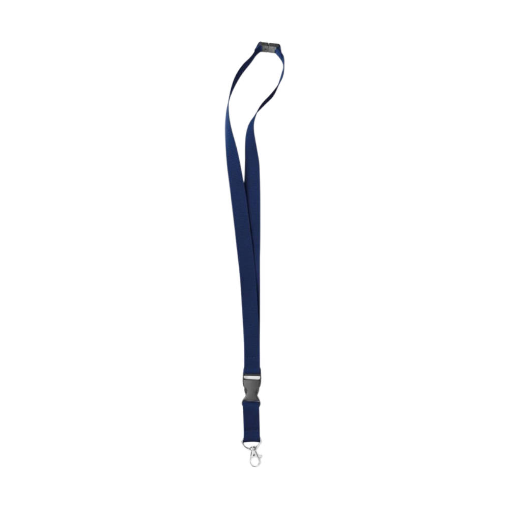 ICON - lanylanyardhookandbuckle20mm blue