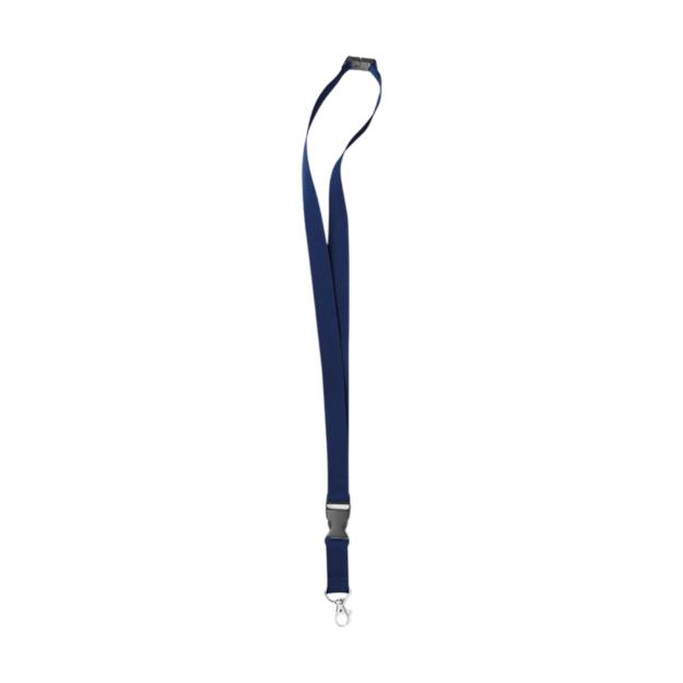 ICON - lanylanyardhookandbuckle20mm blue