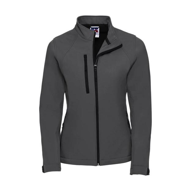 russellladiessoftshelljacket titanium