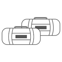 70 x 20 mm - Strap Front - Strap Back