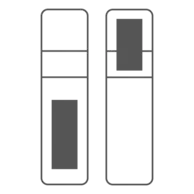 15 x 40 mm - On the Case | 15 x 30 mm - On the Lid