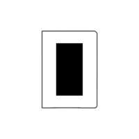 70 x 140 mm - Face avant - Gravure laser