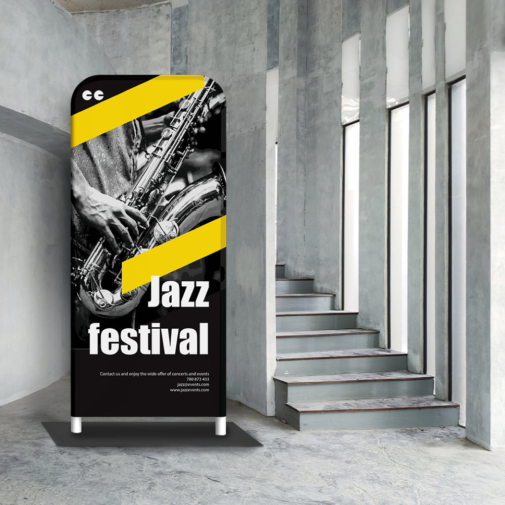 tube banner stands PDP 3