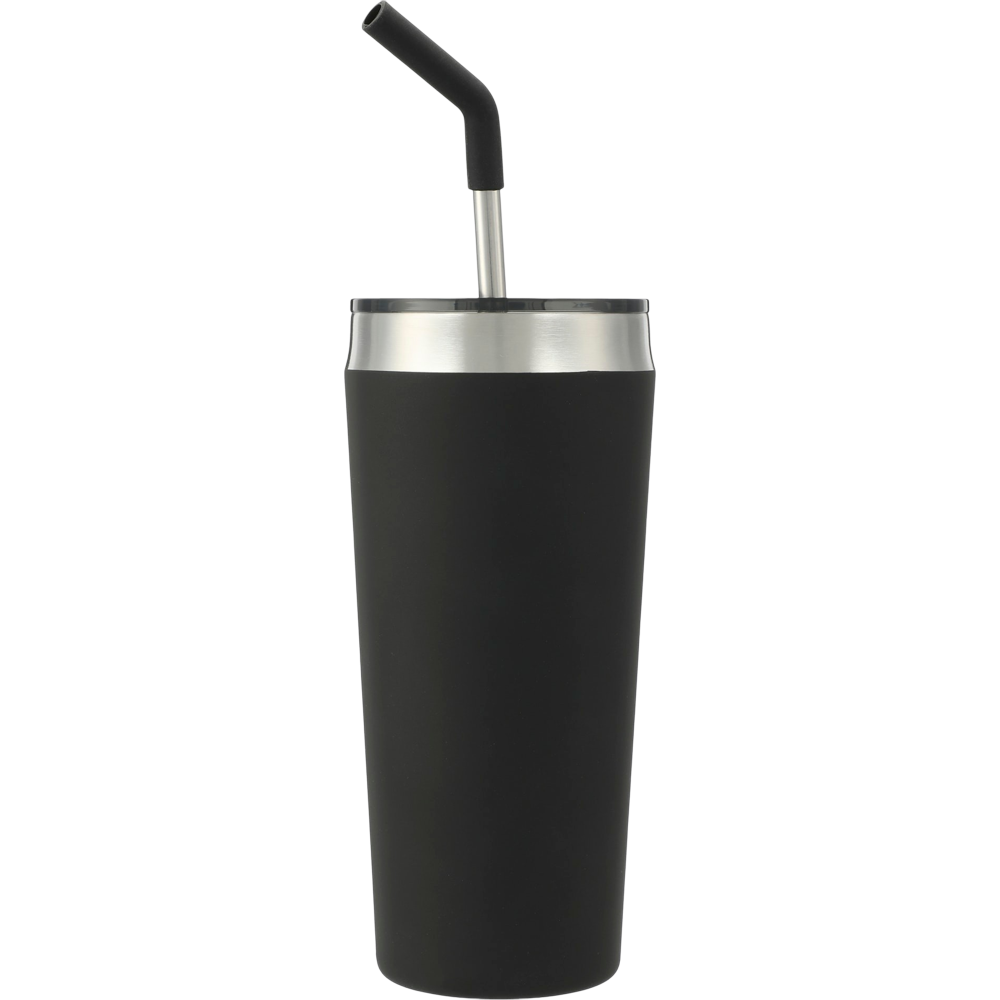 ICON - faye20ozvacuumtumblerwithssstraw black