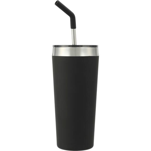 ICON - faye20ozvacuumtumblerwithssstraw black