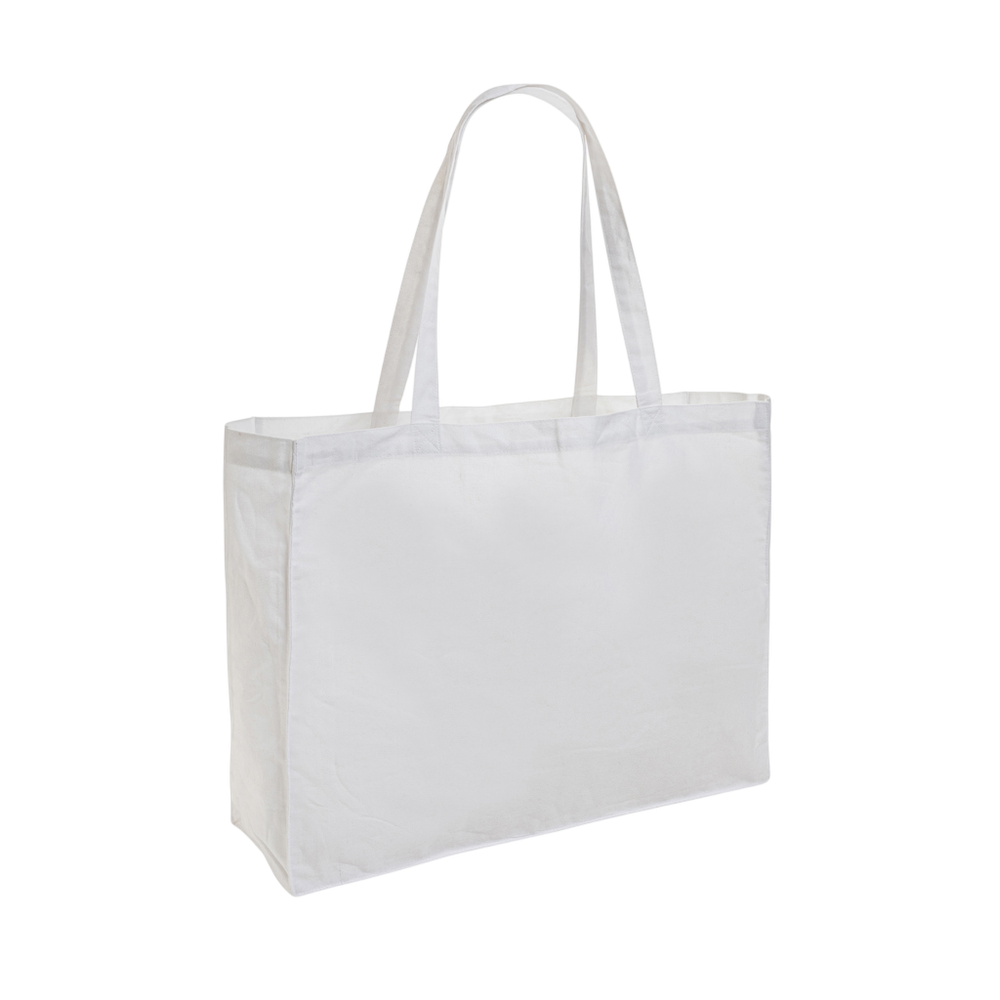 COLOR - recycledcottonshopper145g - white