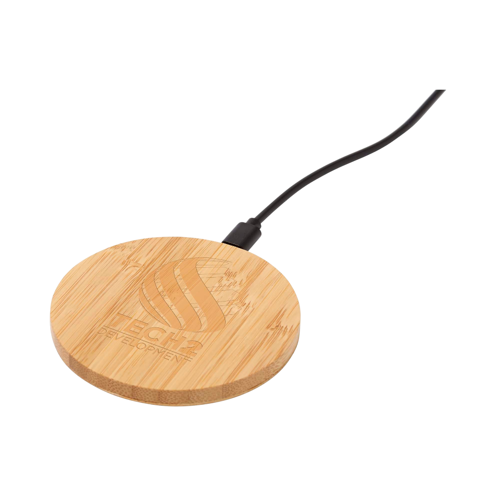Cargador inalámbrico de bambú Essence 15W