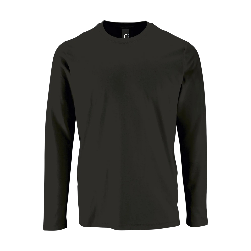 tshirtslongsleevesbasicsols deep black