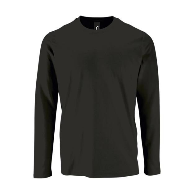 tshirtslongsleevesbasicsols deep black