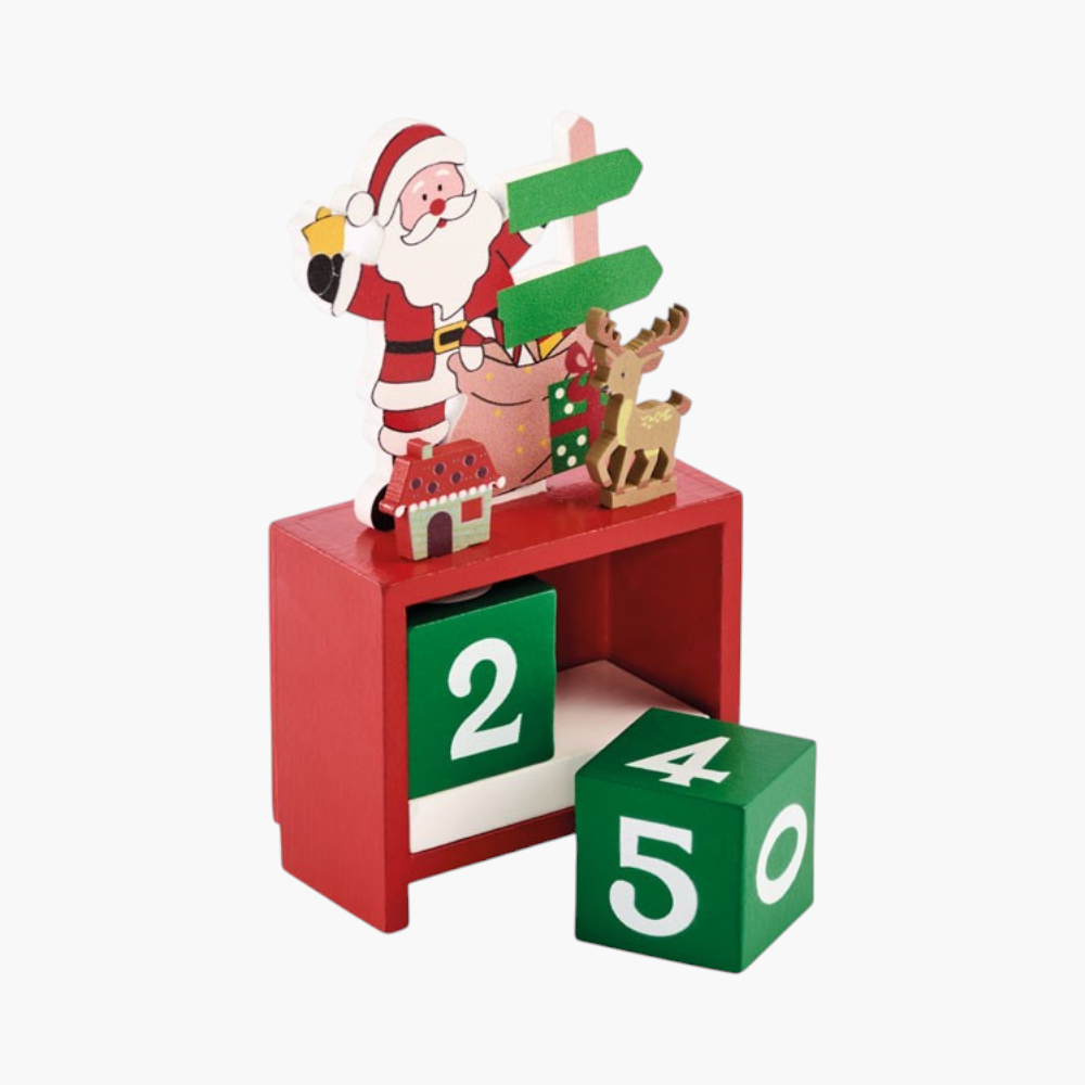 PDP - woodenchristmascountdowndeskcalendar square #F8F8F8 background