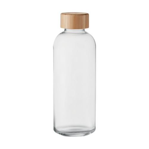 PDP - frisianglassbottle650mlbamboolid square #F8F8F8 background
