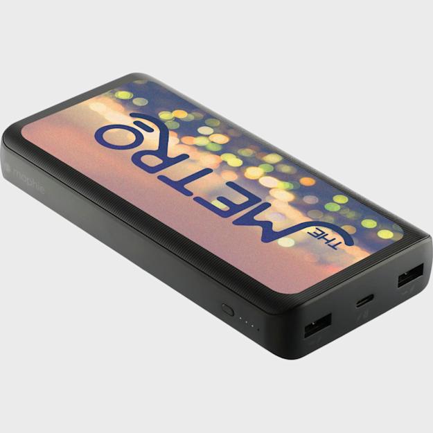 PDP - mophiepowerboost20000mahpowerbank square grey background