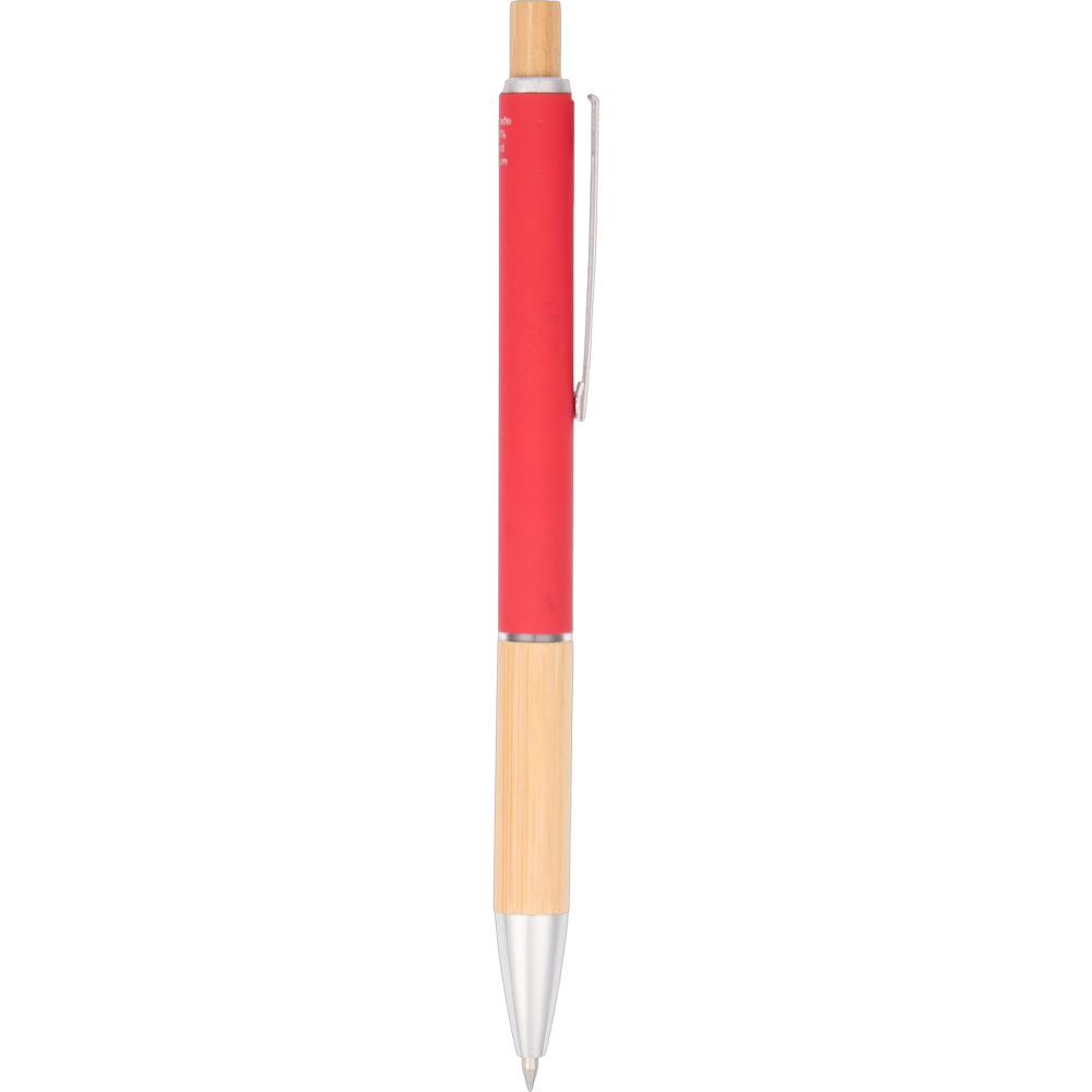 bambooralsofttouchballpoint red