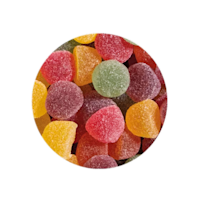 smallbagheadercard50gramsweets sugared fruit jelly
