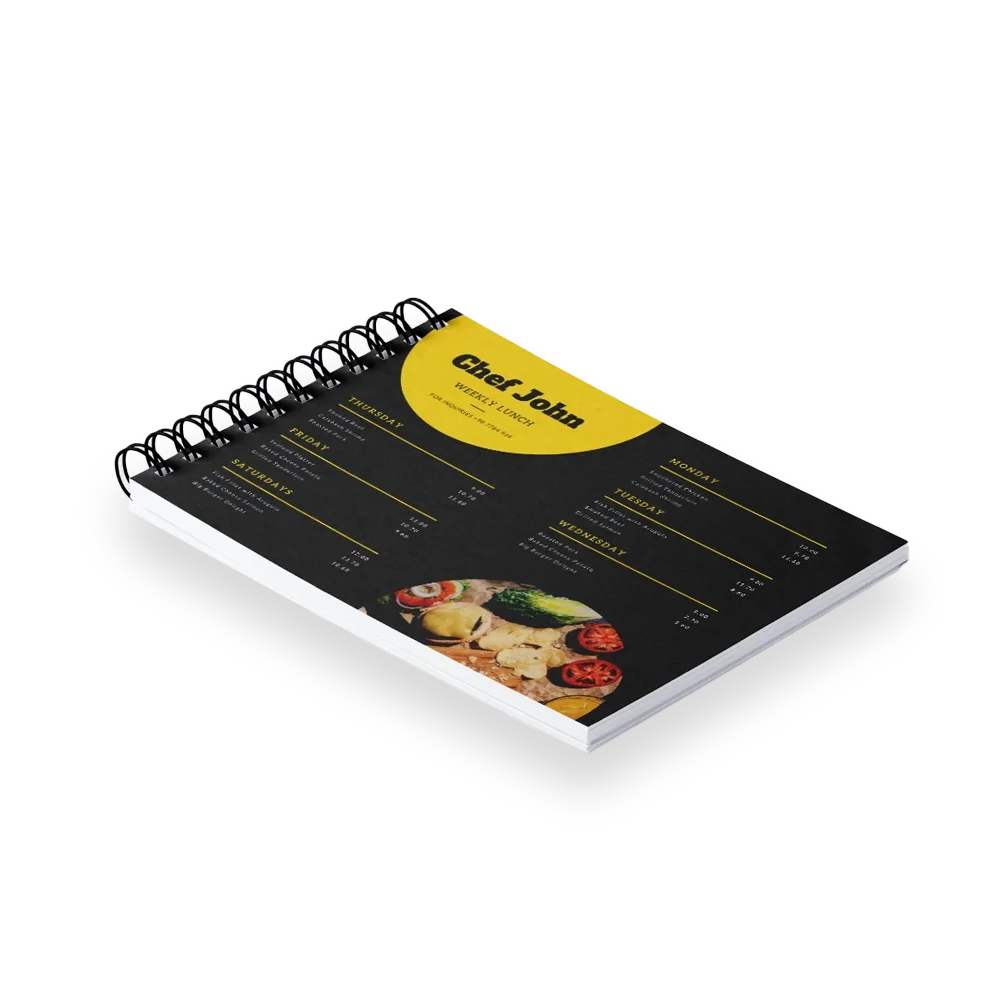 Spiral-bound Menus-catalog-image