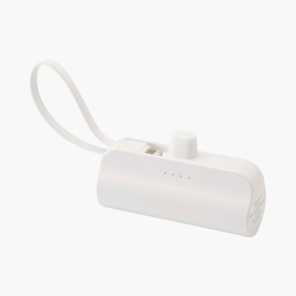 PDP - alnair5000mah10wtypecpowerbankwithflipstandand2in1cable square #F8F8F8 background
