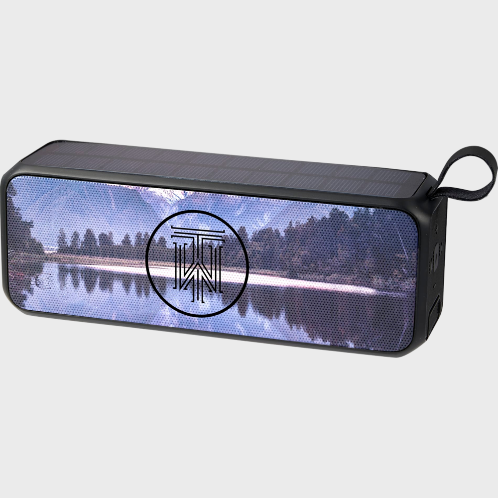 PDP - solarsoundoutdoorbluetoothspeaker square grey background