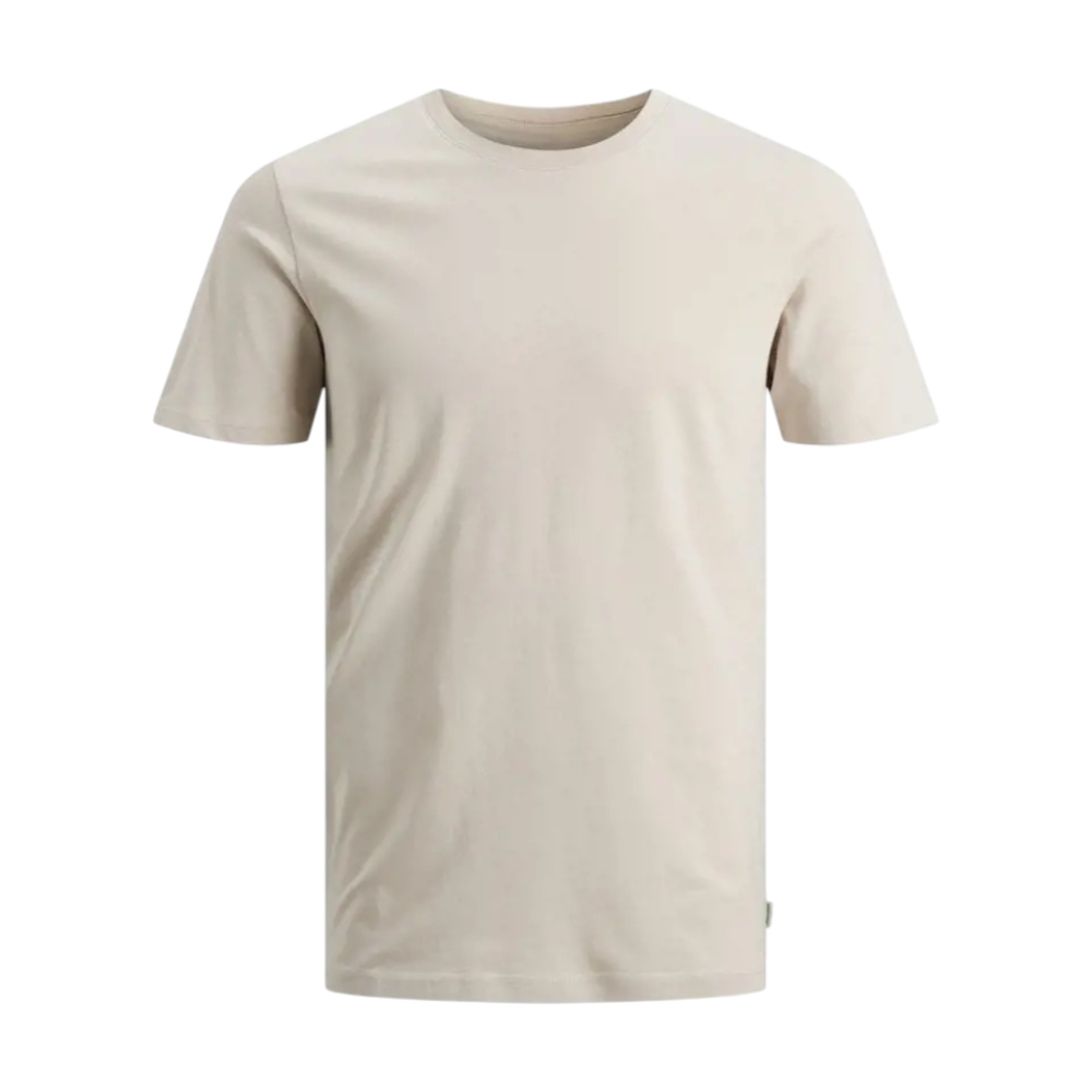 ICON - jackjonesorganicessentialteerneckshortsleeve moonbeam