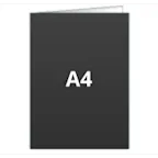 A3 piegato in A4