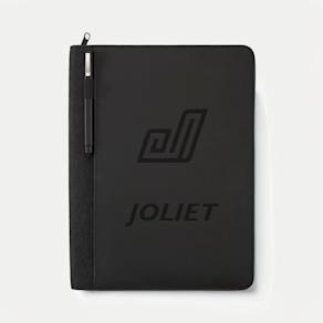 Vienna Heathered Zippered Padfolio