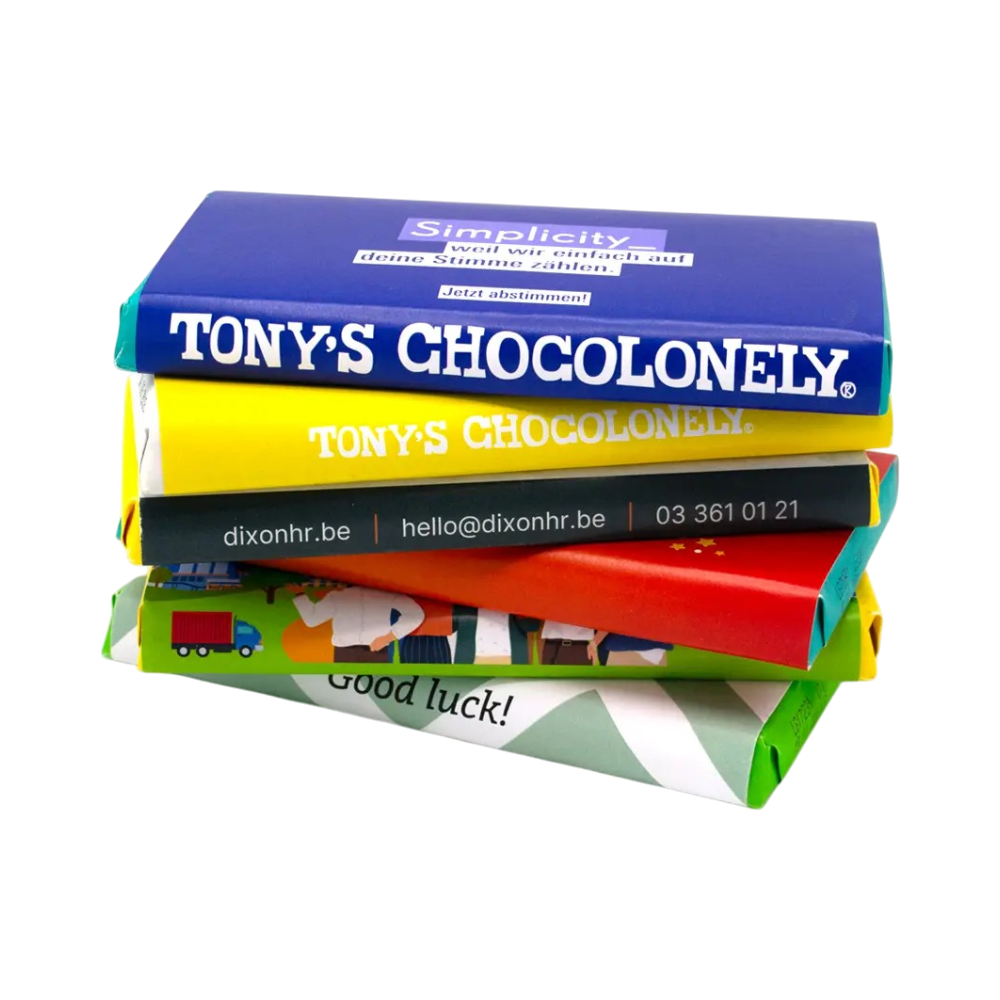 Tony's Chocolonely Incarto Personalizzato 180gr
