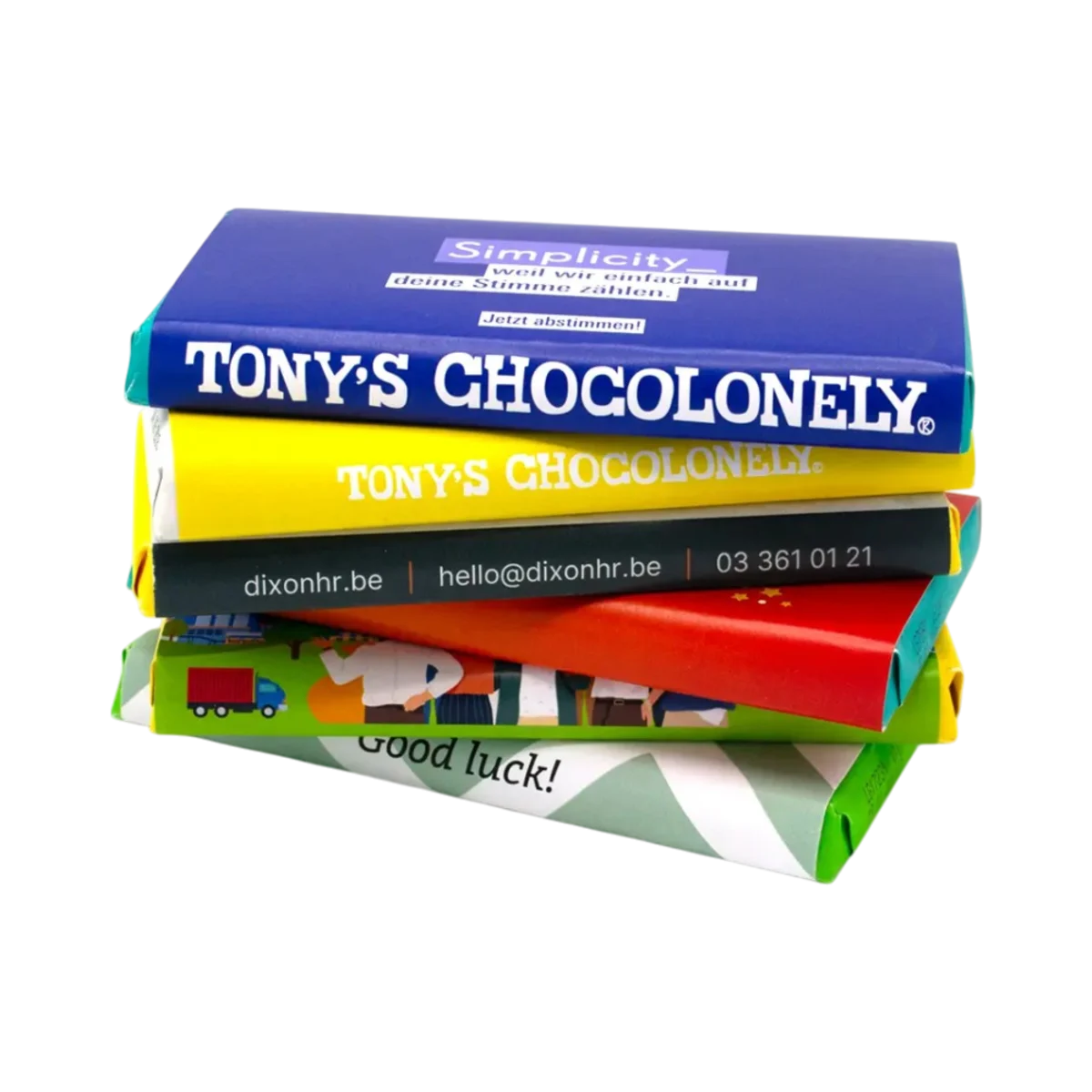 Tony's Chocolonely Individuelle Verpackung 180gr Hauptbild