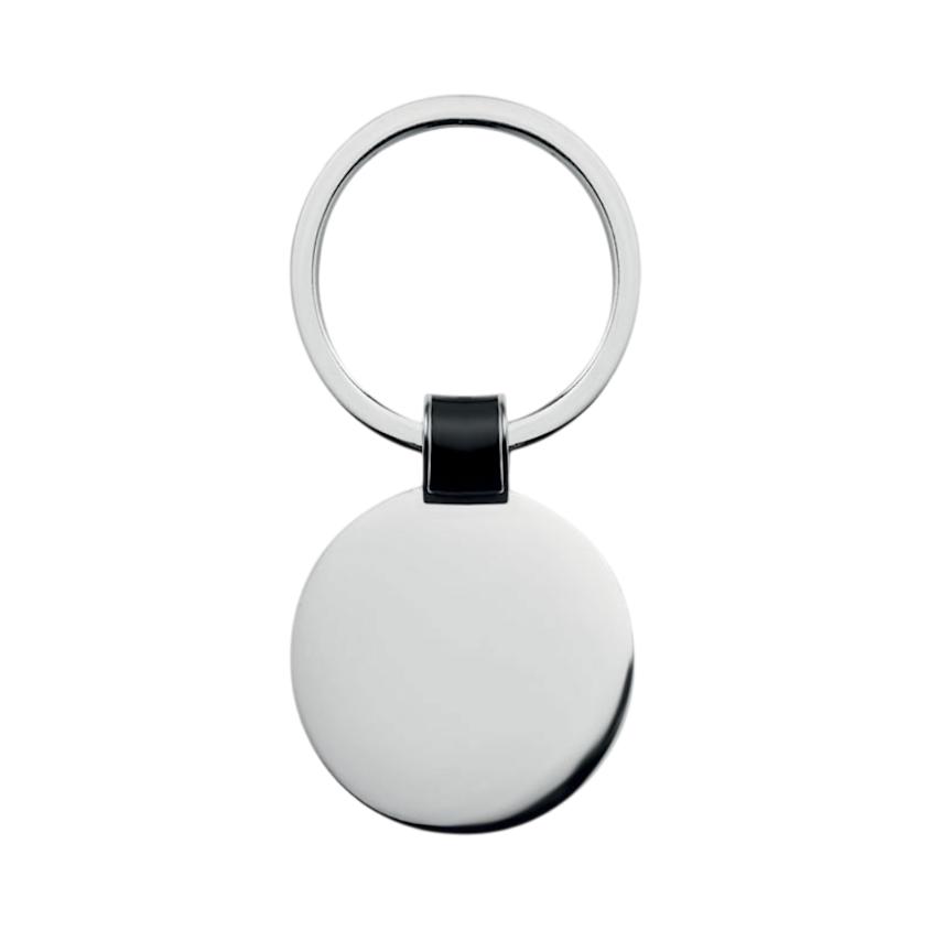 Round Key Design Roundy Metal Key Ring | HelloPrint