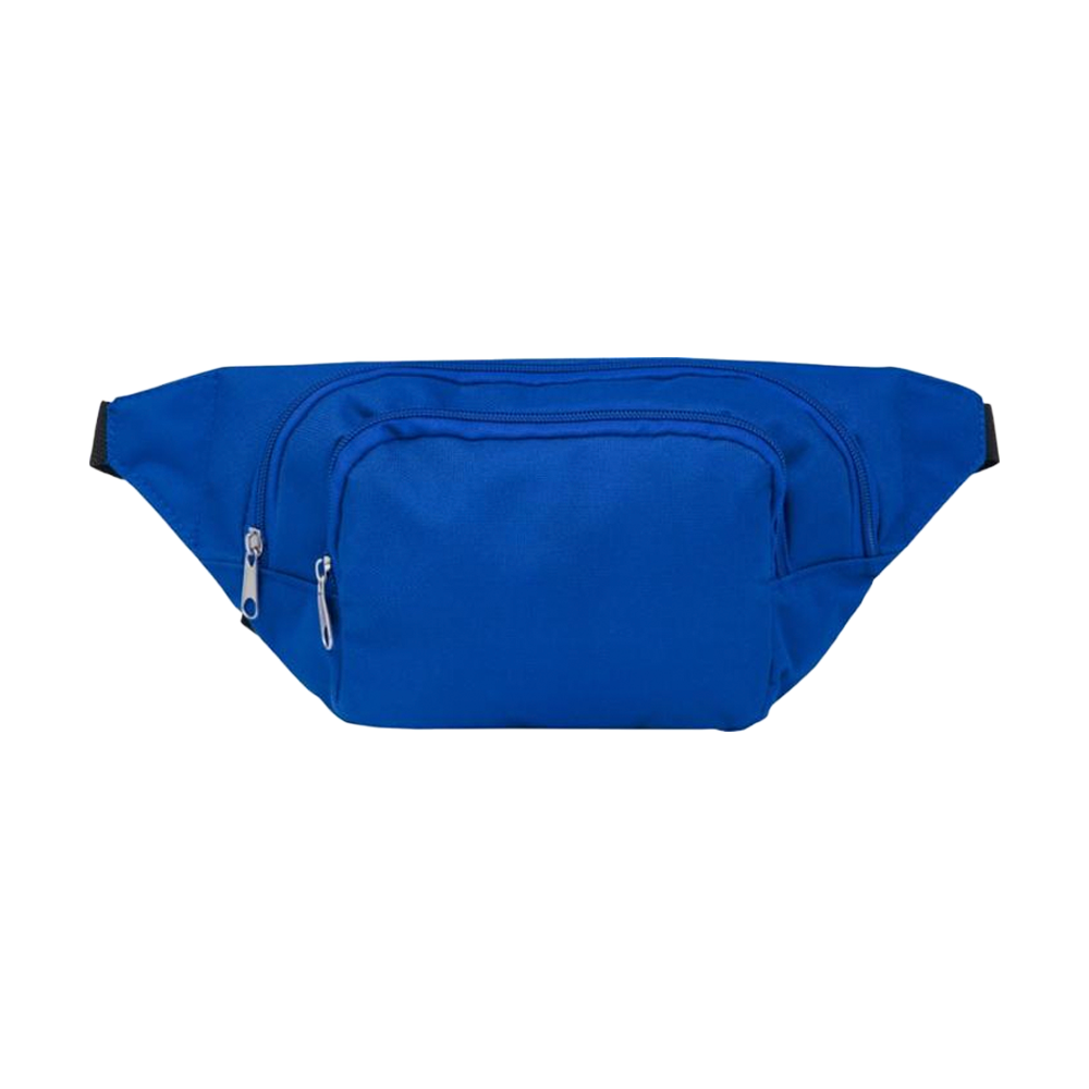 1. Santander fanny pack with two compartments Royal blue