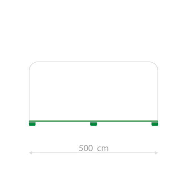 500 x 230 cm