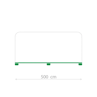 500 x 230 cm