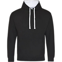 ICON - varsityhoodiejusthoods jet_black_arctic_white