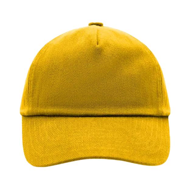 58. 5panelkidscap Golden yellow