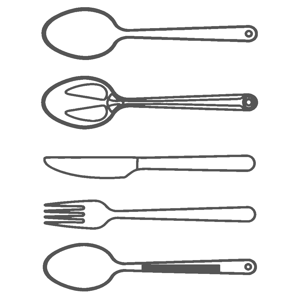 Mepal Ellipse Besteck-Set | HelloPrint