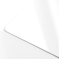 Glossy White PVC