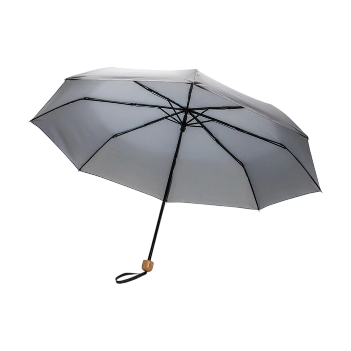 RPET 190T Pongee Bamboo Mini Umbrella main image
