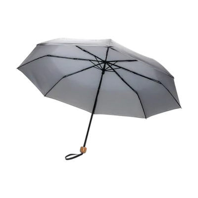 RPET 190T Pongee Bamboo Mini Umbrella