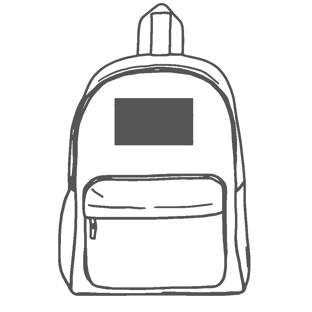 Front Pocket | 5H in x 3W in