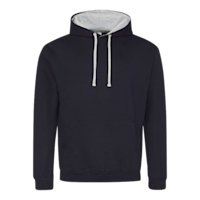 varsityhoodiejusthoods newfrenchnavy:heathergrey