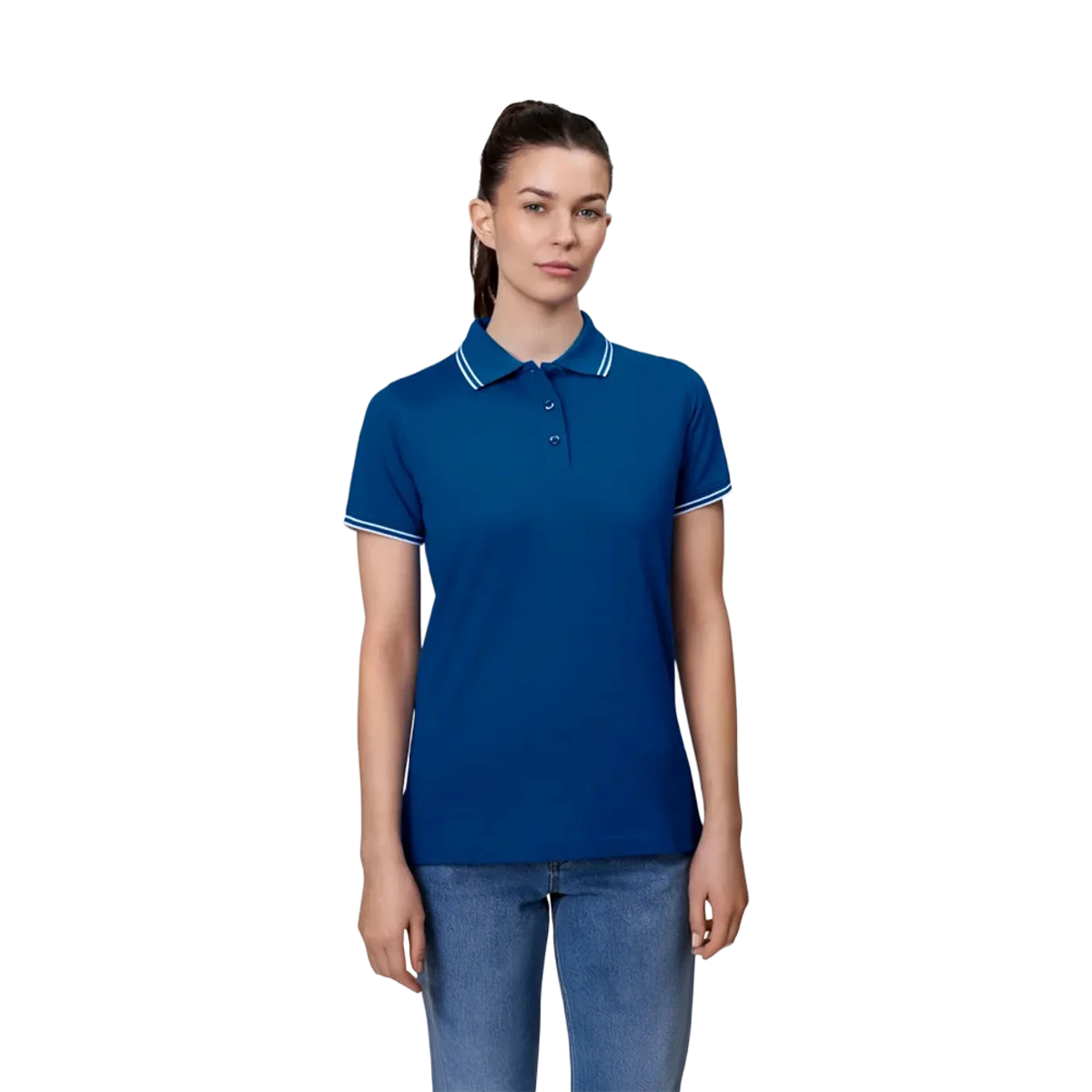 ID® Identity Contrast stretch women polo shirt main image