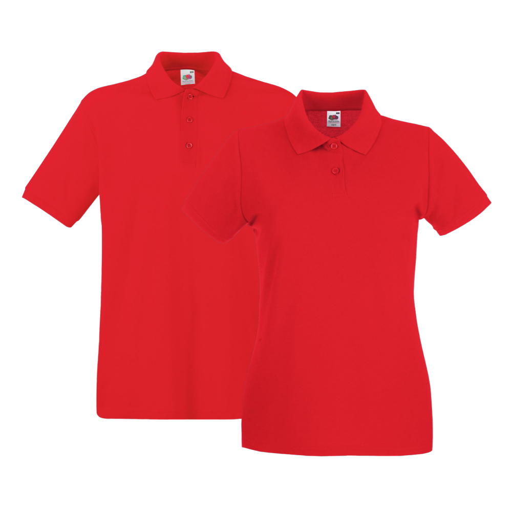 Fruit of the loom Premium Polo 170g ICON red